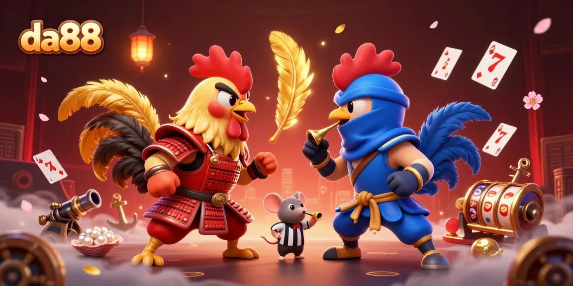 Engage in thrilling action with da88 featuring fierce roosters and dynamic casino elements.