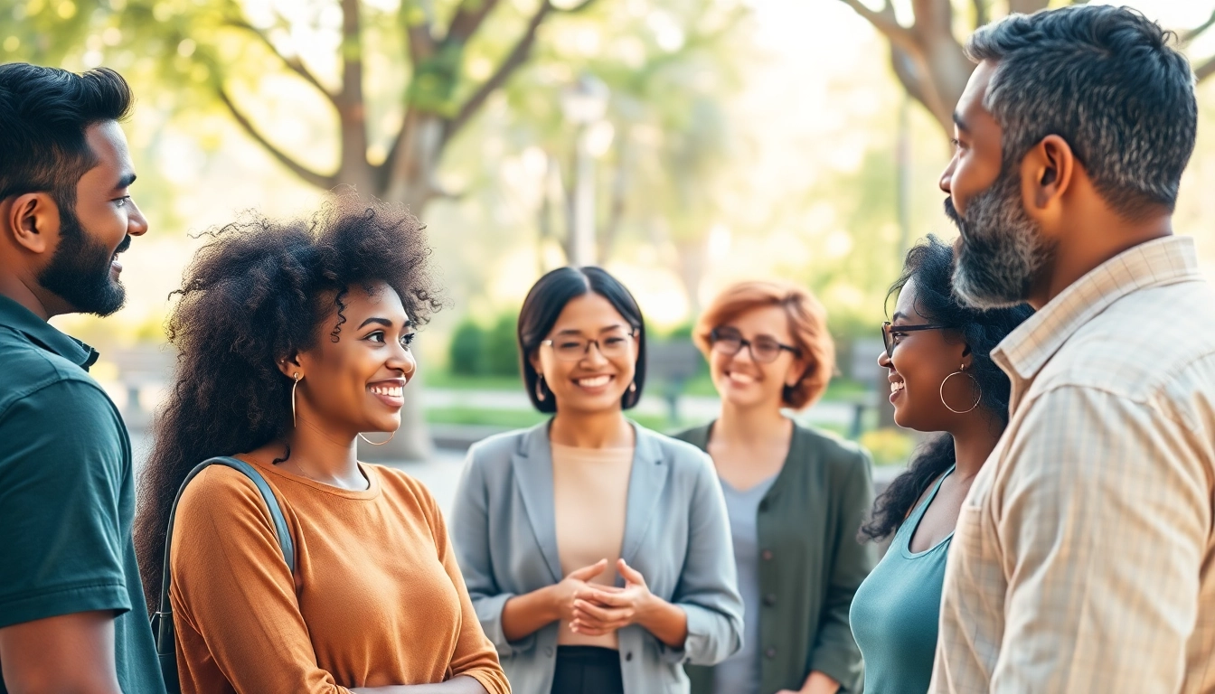 Engage in mental health awareness discussions, showcasing a supportive community atmosphere.