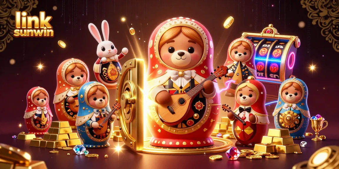Experience the thrill of link sunwin with vibrant 3D casino elements and engaging characters.