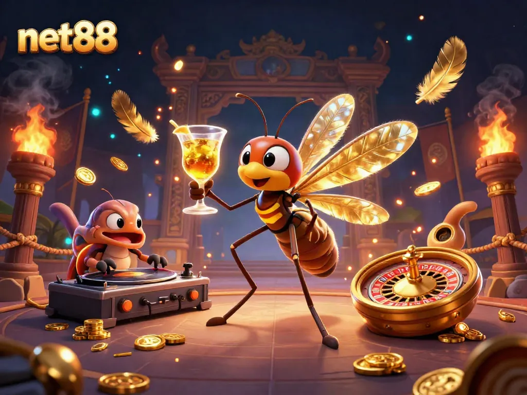 Engage with exciting gameplay at net88 featuring dynamic casino characters and vibrant gaming elements.
