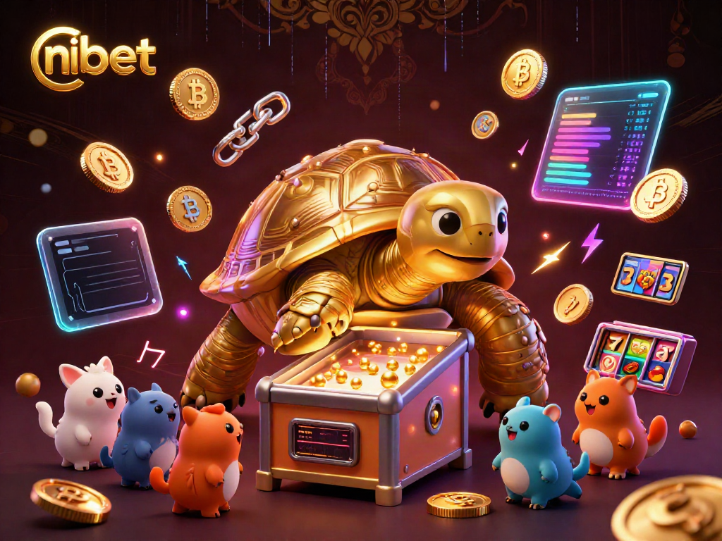 Join the excitement at nbet with a vibrant 3D illustration showcasing gaming elements and characters.