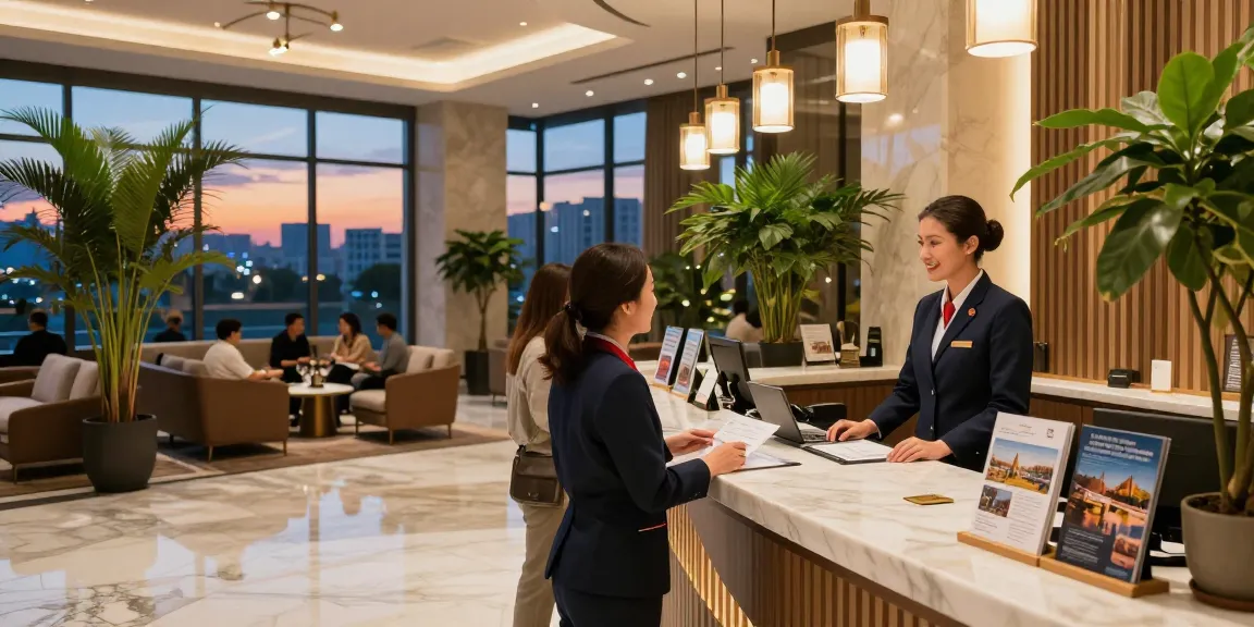 rokok88 Carter Hotel lobby welcoming guests with modern design and friendly service.