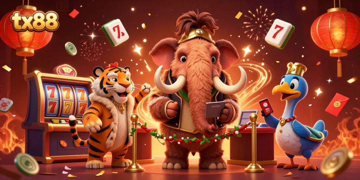 Join the action at tx88 with vibrant 3D characters and exciting games in a thrilling casino atmosphere.