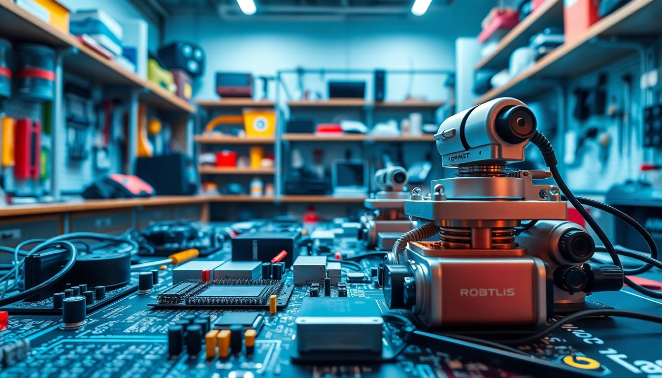 Botland bietet eine innovative Auswahl an Elektronik und Robotik-Komponenten in einem kreativen Setup.