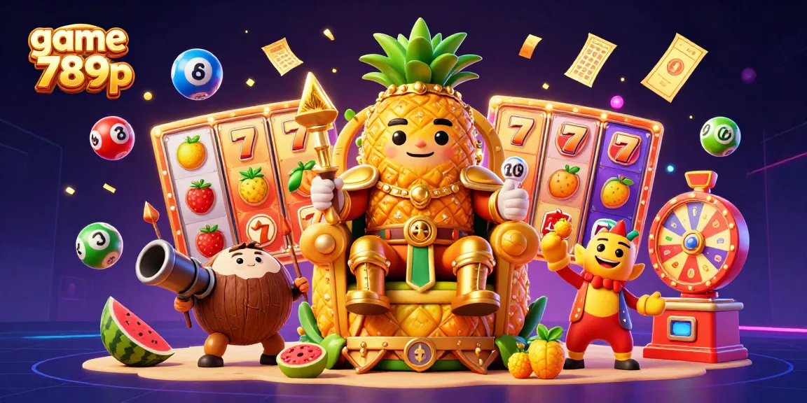 Engage with the game 789p as vibrant slot reels and dynamic characters celebrate in an energetic casino scene.