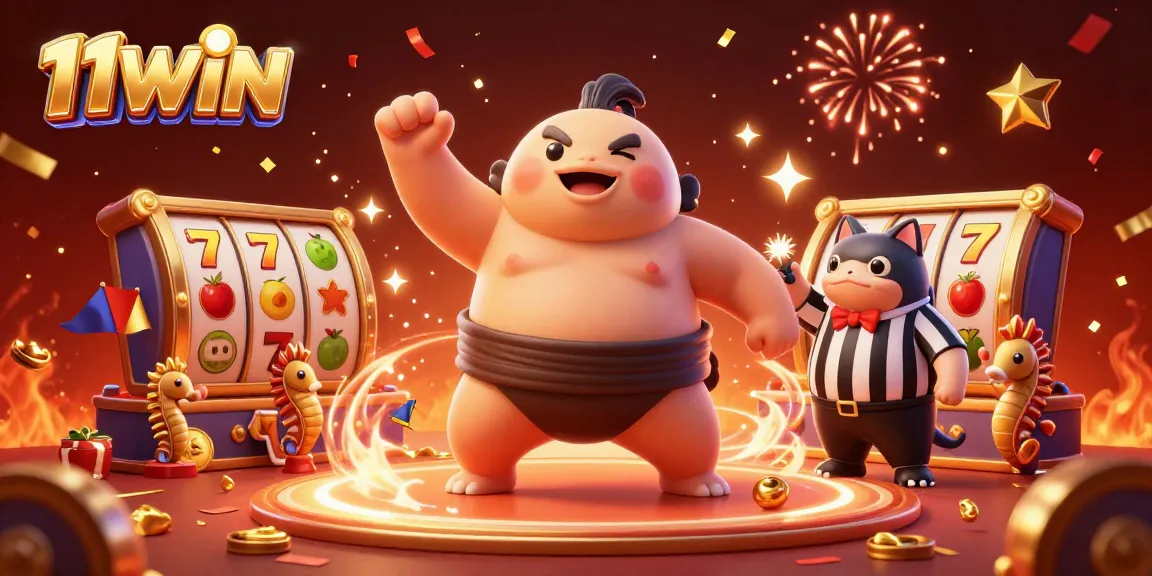Experience excitement at 11WIN with vibrant slot symbols amidst a dynamic underwater scene.